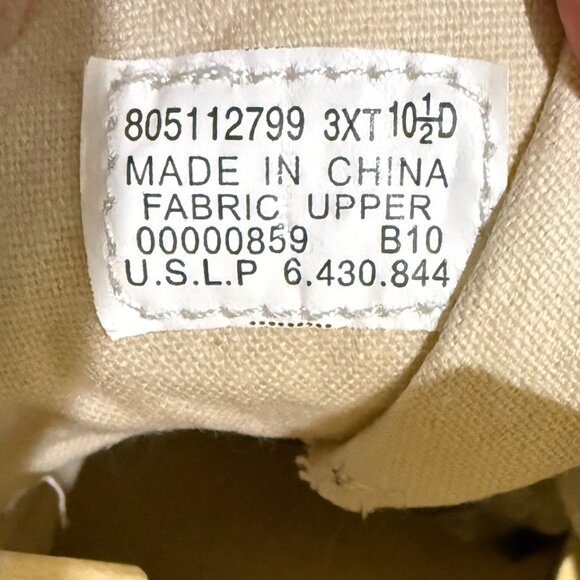 VINTAGE Polo Ralph Lauren Plaid High Top Sneakers Shoes Mens Size 10.5 Madras - Picture 4 of 13